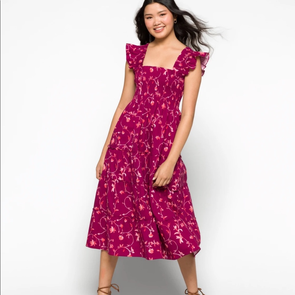 🌺 Hill House Burgundy Dress